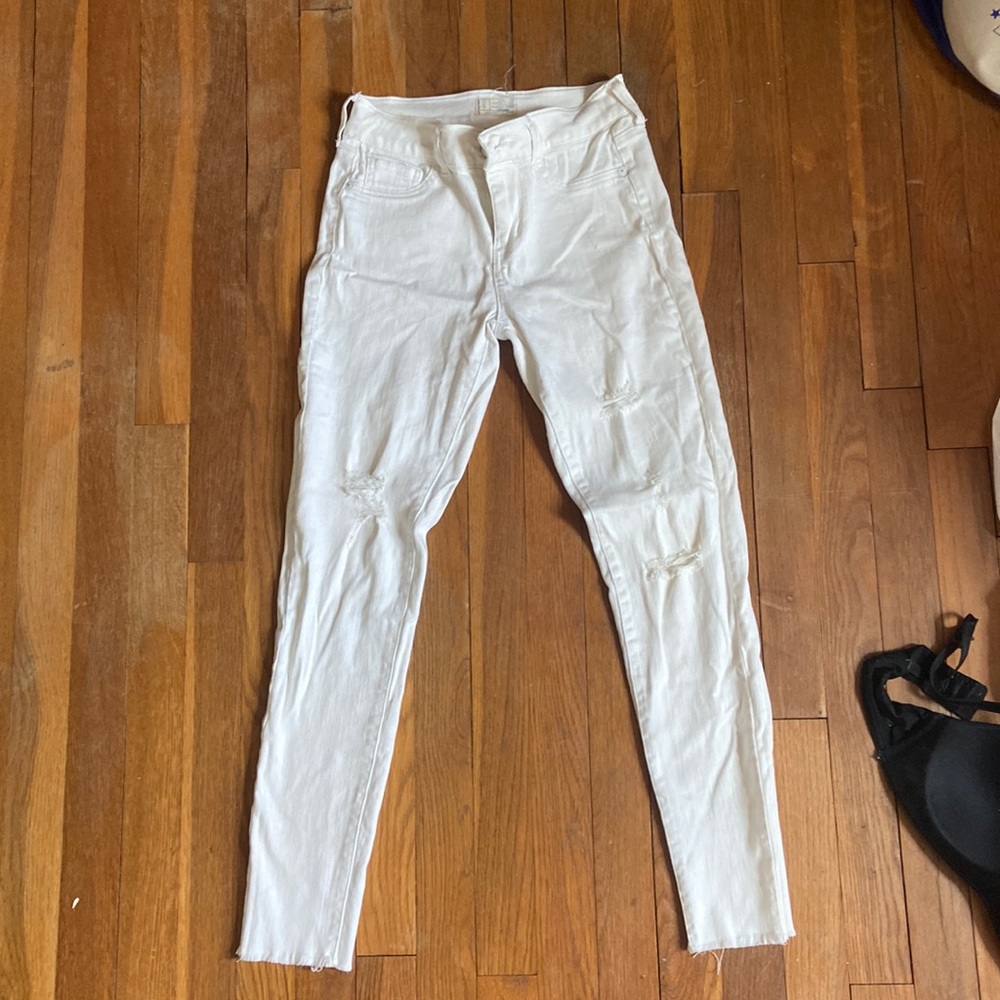 White jeans